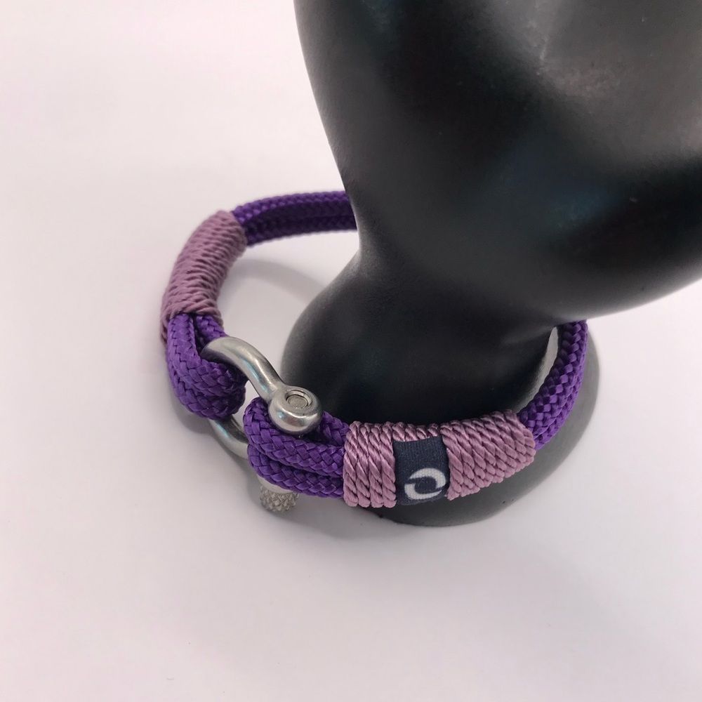 Mover Men’s Rope Purple Bracelet - Picture 3 of 6